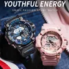 Smael Women Sport Digital Watch Electronic Quartz Dual Core Direct Waterproof Watches Casual Student Wristwatch Girl Clock 20260Y