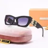 Lunettes de soleil design pour femmes Mode Miu lunettes de soleil homme Luxe ovale lettre design lunettes de soleil