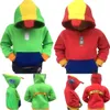 Kinderhoodie Winterkleding Pullover Hoody Jongens Anime Game Cosplay Jas Fleece Tops 240227