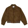 China-chique vintage versátil curto polo jaqueta primavera e outono com zíper moda pequeno casaco americano versátil moda masculina