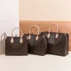 Dames Messenger Bags met schoudertas Mahjong Luxe Designer Leer Mode Vintage Shopper Grote dames PU Handbags2672