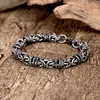 Bangle Vintage Braided Stainless Steel Men's Bracelet Hip Hop Simple Lantern Hand Chain For Male Boyfriend Trendy Gifts