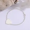 Ontwerper zilveren hanger kettingJia Di Jia Armband Boutique Sieraden Valentijnsdag Cadeaukaart Handwerk Sieraden tiffanans