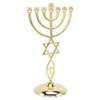 Titulares de vela de 7 cabeças Candelabra Chalice Metal Holder Desktop Candlestick Table Decor for Gifts Conical Modern