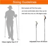 2 Stuks Wandelen Wandelstokken Aluminium Trekking Pole Ultralight Camping Wandelen Opvouwbare Nordic Walking Pole Telescopische Kruk 240306