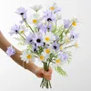 Decorative Flowers Yan Artificial Daisy Spring Picks Tall Forsythia Gerbera Stems For Home Floral Arrangements Indoor Room Decoration