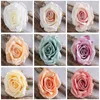 Fleurs décoratives Fleur artificielle Mille couches Rose Têtes 20pcs Mariage DIY Saint-Valentin Lieu Disposition Arch Design Arrangemen