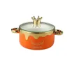 700 ml Elk Forest Ceramic Noodle Bowl med lock Student Creative Soup Home Twoear Salad Pasta Söt 230308