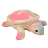 Animaux en peluche jouets en peluche mignon 35 cm coloré grande tortue de mer en peluche oreiller