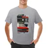 Polo da uomo XY GT T-shirt ROSSA DAVANTI E RETRO Anime Sweat Blanks Magliette divertenti oversize per uomo