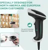 JRHC Handheld 2D Scanner Scanner USB QR Code Wired Automatic 1D PDF417 Data Matrix Bar Plug Plud and Play 240229