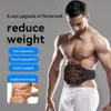 Electric Abs Abdominal Trainer Toning Belt EMS Muscle Stimulator Toner Smart Body Slimming Weight Loss Home Gym Fitness Equiment 240220