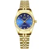 Chenxi marka Top luksusowe damskie zegar złota zegar złota zegar kobieta sukienka dla kwarcowego cyklu wodoodpornego zegarki żeńskie 288s