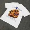 Designers de t-shirts de mode masculine et femmes leon dore sweatshirts artiste américain graffiti imprimé d'été décontracté à manches courtes vq2b