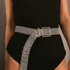 Exaggerated hottie diamond waist chain ornament fashion sexy multi-row rhinestone belt waist ornament