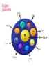 Parmak Baloncuklar Anti Stres Rölyef Oyuncak Oyuncaklar Baskble Basın Gezegeni Sekiz Gezegenleri Yoğurucu Çocuk Topu Komik G55QICP6756770