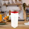 Assiettes une pièce boîte de rangement de pain conteneurs en plastique transparent gardien bacs transporteur avec couvercle