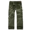 Pantalon Cargo pour hommes, salopette multi-poches, pantalons décontractés, Styles de commandos tactiques, ample, pleine longueur, pantalon décontracté, Plus