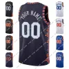 RJ Barrett Jalen Brunson Julius Randle Custom Basketball Jersey Obi Toppin Evan Fournier Derrick Rose Immanuel Quickley Mitchell Robinson 2023 City