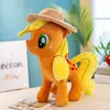 6 princesses Unicorn fur toy rainbow pony cartoon figure