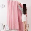 Mcao Punch Curtain Blackout Window Home Bedroom Living Room Star Decoration Accessories Shading Blind Drapes TJ1620 210903316W