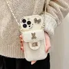 Дизайнерский модный кожаный чехол для телефона Ringer Bear Card Bag для iPhone15 14 12 13 11 Pro Max 14 13 Mini X XS XR 7 8 Plus SE 6 6S Стильные чехлы для телефонов для мужчин и женщин