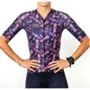 Racing Sets Tres Pinas Bike Tops Outdoor Team Wielertrui Dameskleding Ciclismo Maillot Zomer Shirts met korte mouwen Wielertrui