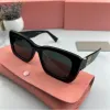 Designer fashionable women Glimpse sunglasses acetate smooth multi-color square frame temple with metal letter niu niu logo SMU07WS leisure vacation driving