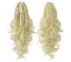 005 Coda di cavallo sintetica Capelli lunghi lisci 16quot22quot Clip Coda di cavallo Estensione dei capelli Bionda Marrone Ombre Coda di capelli con coulissestr3591028