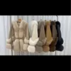 New Fox 2023 Haining Grass Coat Spliced Sheepskin Fashion Women's Wear Slimming Real Leather And Fur Integrated 5099