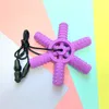 510st Baby Silicone Creative Chewing Necklace Teether Autism Sensory Pendant Oral Sports Toys 240226