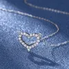 Desinger Taney Luxury T S925 Collier de diamant Mosang Diamond en argent sterling