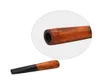 Premium Ebony Wood Creative Filter Reting Pipe Herbal Pipe Tobacco Cigaretthållare Standardstorlek Cigaretter Pocket Size1347843