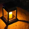 Solender LED Outdoor Twinkle Candle Lantern Lamp Home Garden Light