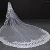 Bridal Veils High Quality 5 Meters Neat Sparkle Sequins Lace Edge 2T Wedding Veil With Comb 5M Long Luxury 2 Layers277l