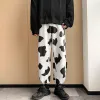 Pants 2021 New Cow pattern Print Harem Pants Men Trousers Joggers Casual Pants Men AnkleLength Sweatpants Hip Hop Tie feet Streetwear