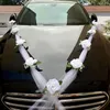 Flores decorativas Decorações de carro de casamento artificial Elegante estilo europeu conjunto de flores com para qualquer principal