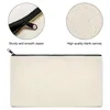 28Pcs Canvas Makeup Bag Cosmetic Toiletry Pouch Pen Coin With Zipper - 10Pcs Color & 18Pcs Beige