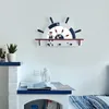 Applique murale 1 pièces nordique vintage intérieur monté lumière LED bois enfants chambre allée gouvernail luminaires éclairage