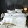 Home Textile Bedding Sets Adult Bedding Set Bed White Black Duvet Cover King Queen Size Quilt Cover Brief Bedclothes Comforter Y20255P