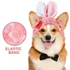 Vêtements pour chiens Chapeau pour animaux de compagnie Chat Oreilles de lapin Costumes Lapin Pâques Chaton Chapeaux Tissu pour chats Cosplay