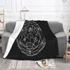 Blankets Human Transmutation Circle Carpet Flocking Textile A Bed Blanket Covers Luxury Flannel171C