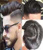 M Lace Unit Full Toupee مع عقدة غير مرئية الرجل الباروكة الرجال Toupee مستقيم 10A البكر البديل للشعر البشري الصيني 7956365