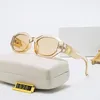남자 여자를위한 럭셔리 선글라스 남성 유니탄 디자이너 고글 비치 일요일 안경 레트로 스퀘어 선글라스 블랙-골드 디자인 UV400과 상자 #1526