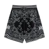 2023 mens shorts designers casuais curto basquete cashmere havaí praia bordado carta impressão correndo curto hip hop streetwear