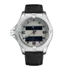 Mode cadran bleu montres hommes double fuseau horaire montre affichage de pointeur électronique montre de luxe montres bracelet en caoutchouc mâle horloge330s