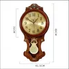 Väggklockor nål vintage klocka trä trädgård tyst kalender unikt kontor reloj pared dekorativo vardagsrumsmöbler