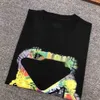 Women Tshirt Designer Oryginalny wysokiej jakości damski Tshirt moda wiosenna nowa trójkąt znak graffiti liter drukujący męskie i krótkie rękaw