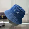 Designer Luxury Celins Classic Bucket Cap Fashion Beach Hat Mångsidiga herrar och kvinnors avmitten Hatbar hatt 240310