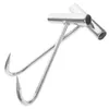 Kitchen Storage 2 Pcs T-hook Cooking Ham Hanger Meat Coat Hangers Butcher Hooks Daily Use Tool